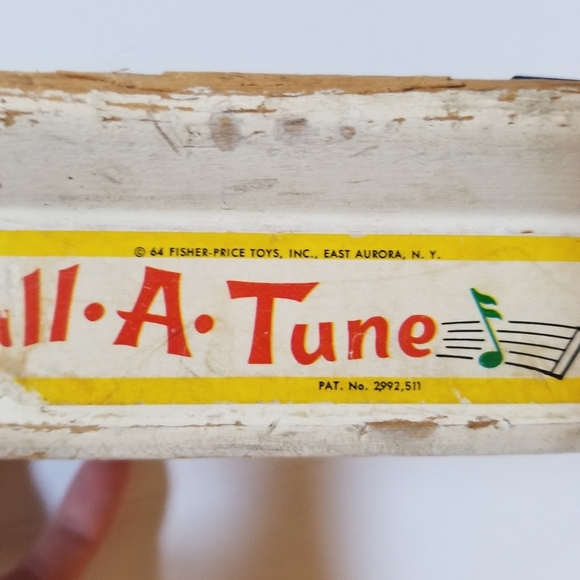 Vintage Fisher Price Pull a Tune Toy Piano - Picture 4 of 5